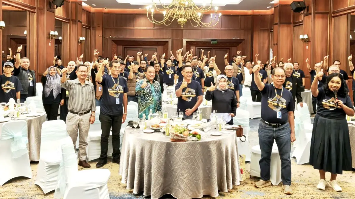Suasana gathering sekaligus pelantikan Korwil Kelatnas Kaltim yang berlangsung khidmat. (LUPUS/KP)

&nbsp;