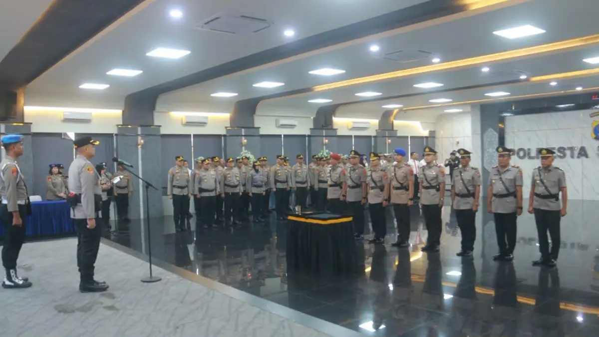 BERGANTI: Beberapa jabatan penting di lingkungan Polresta Samarinda diisi penjabat baru. 
