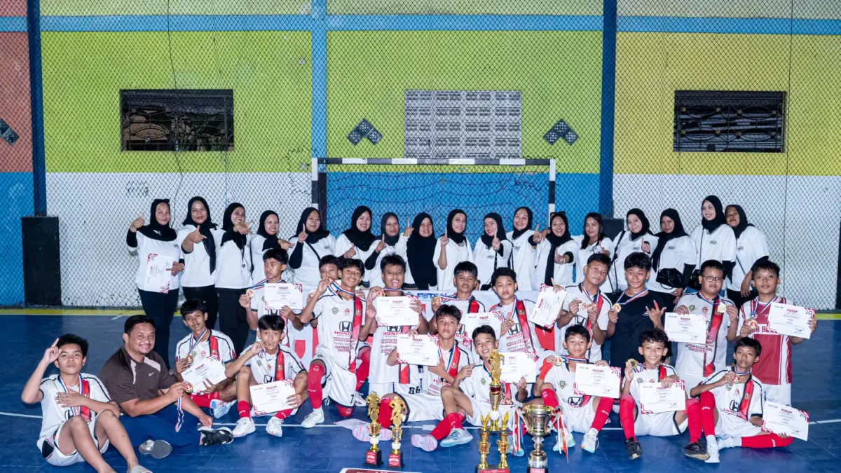 SSB Bebanir berhasil menjuarai Liga AAFI 2026 Regional Balikpapan kategori U-13.