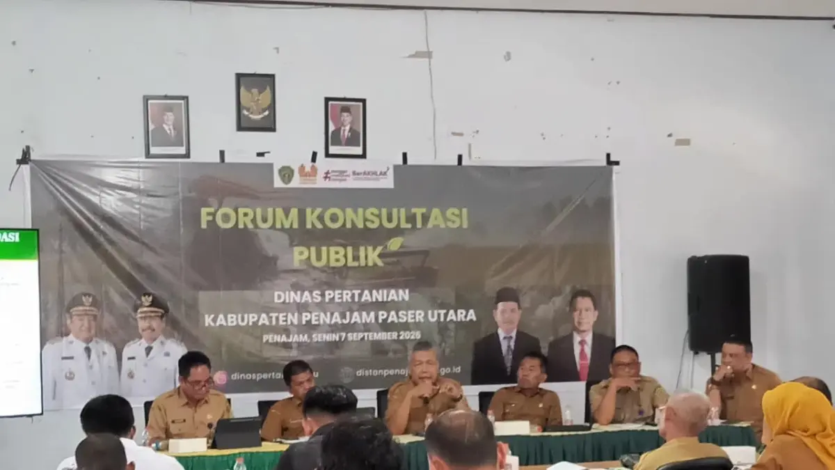 BEDAH: Forum Konsultasi Publik digelar Distan PPU membedah berbagai persoalan krusial dan strategis.(IST)