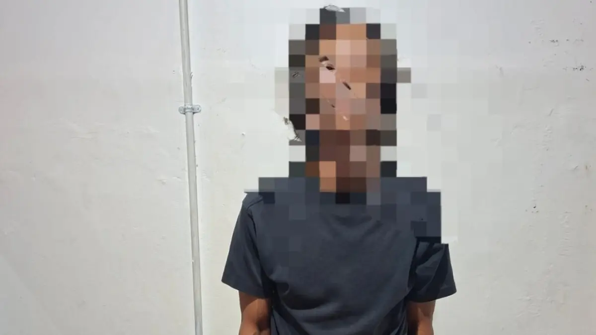 TERTANGKAP: Seorang pria di Muara Komam terbukti menjadi pengedar narkotika jenis sabu-sabu setelah diringkus jajaran Satresnarkoba Polres Paser.