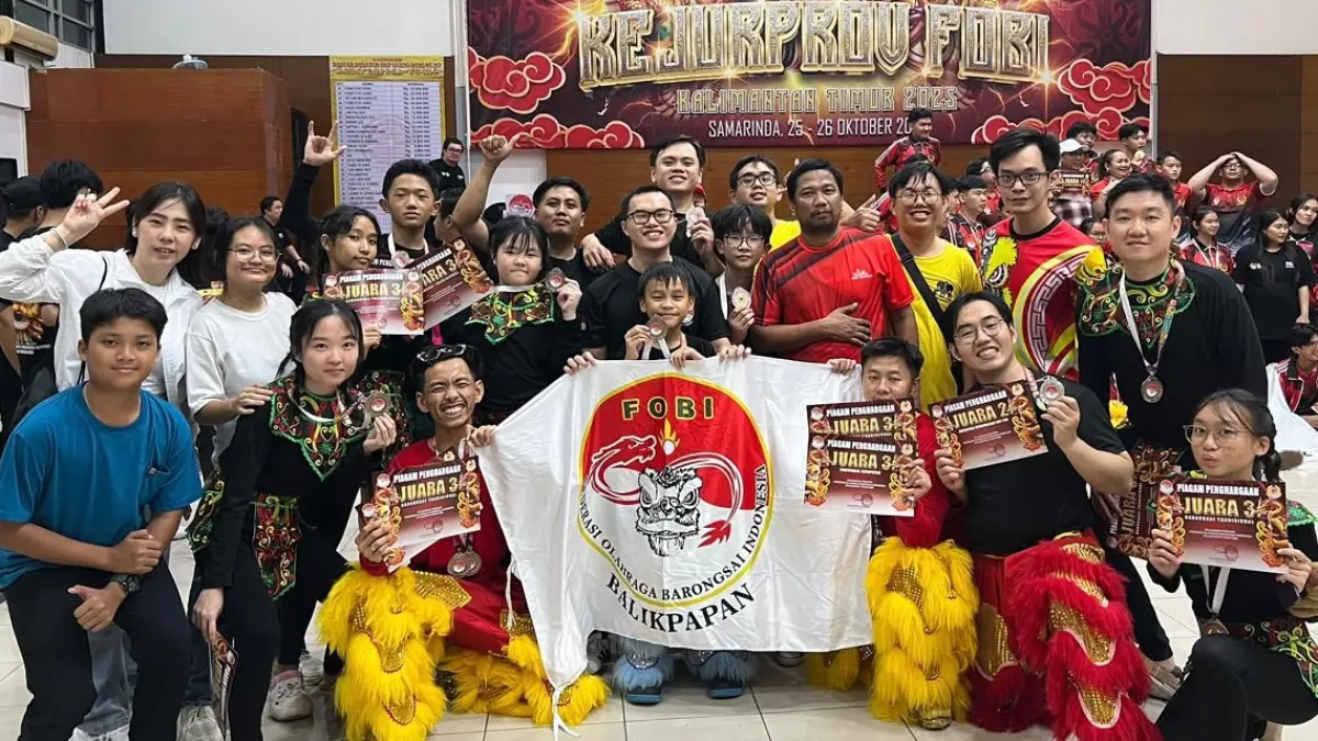 Barongsai Balikpapan andalkan kemandirian menuju Porprov Kaltim di Paser. (FOTO NURON/KP)