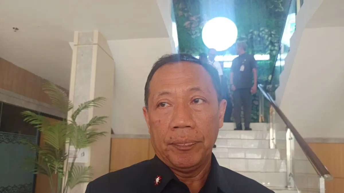 Pj Sekda Balikpapan Agus Budi memaparkan kondisi penerimaan PAD dan alokasi Dana Transfer ke Daerah (TKD) saat ditemui wartawan di Balikpapan, Rabu (9/9/2026).