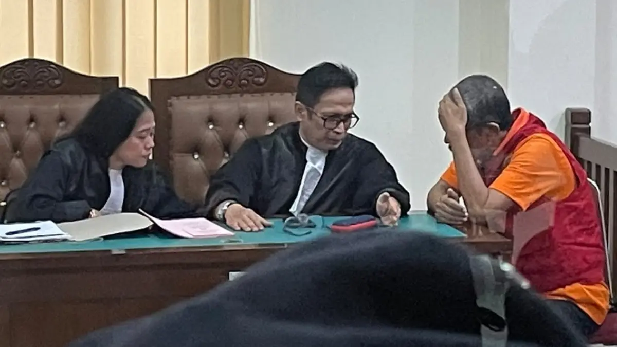 Sidang tuntutan kasus kekerasan seksual terhadap anak berlangsung tertutup di PN Balikpapan, Rabu (9/9). (FOTO M TAUFIK/KP)