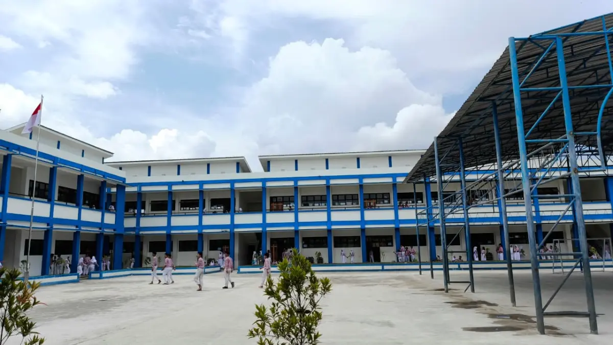 SMP 5 Samarinda disiapkan untuk dilakukan pembenahan berupa pembangunan aula, kantin, dan musala. (HAFIZ/KP)

&nbsp;
