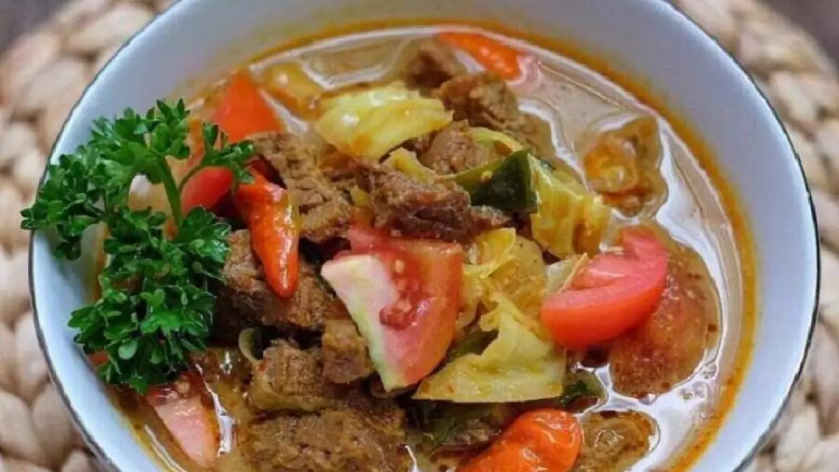 Ilustrasi tongseng kambing.