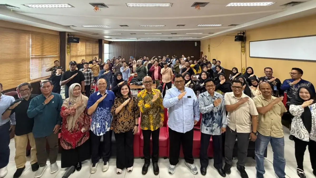 KOMPETENSI: Kepala Perwakilan SKK Migas Kalimantan dan Sulawesi (Kalsul) Haryanto Syafri menghadiri Uji Kompetensi Wartawan (UKW) garapan PWI Kaltim di Samarinda, Kamis (10/9/2026).