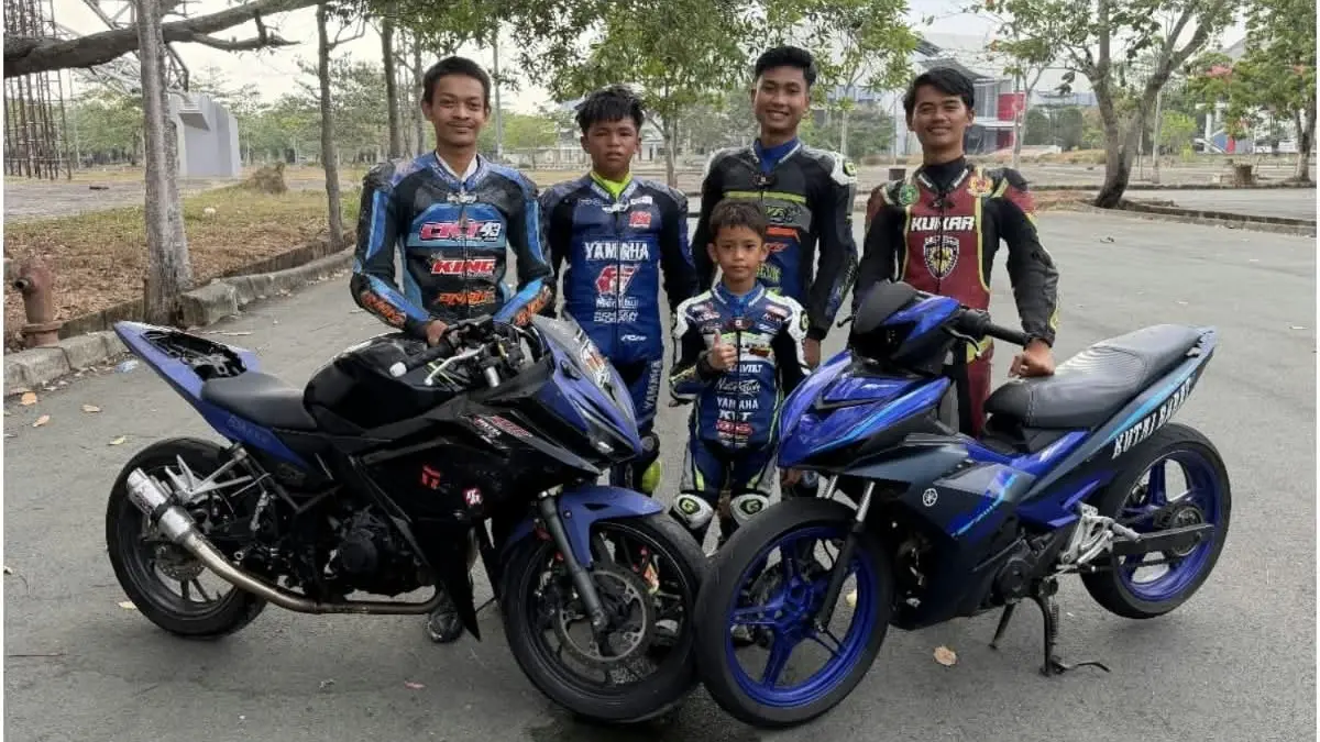 Atlet balap motor dari IMI Kubar.