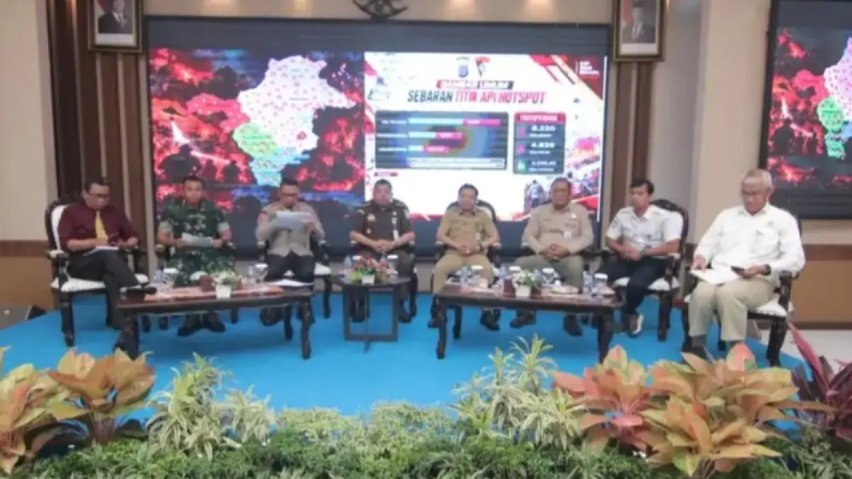 ANTISIPASI: Diskusi FGD membahas seputar karhutla digelar Serdik Sepimti Polri melibatkan semua elemen masyarakat.