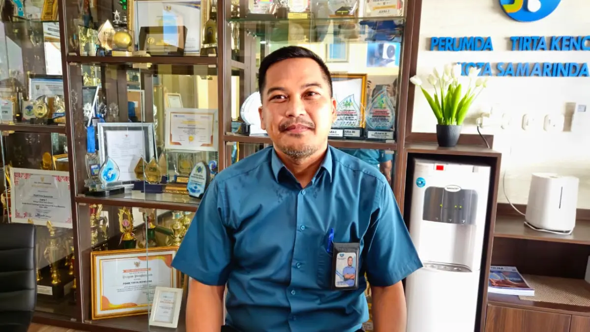 Asisten Manajer Humas Perumda Tirta Kencana, Cevi Wahyudi. HAFIZ/KP