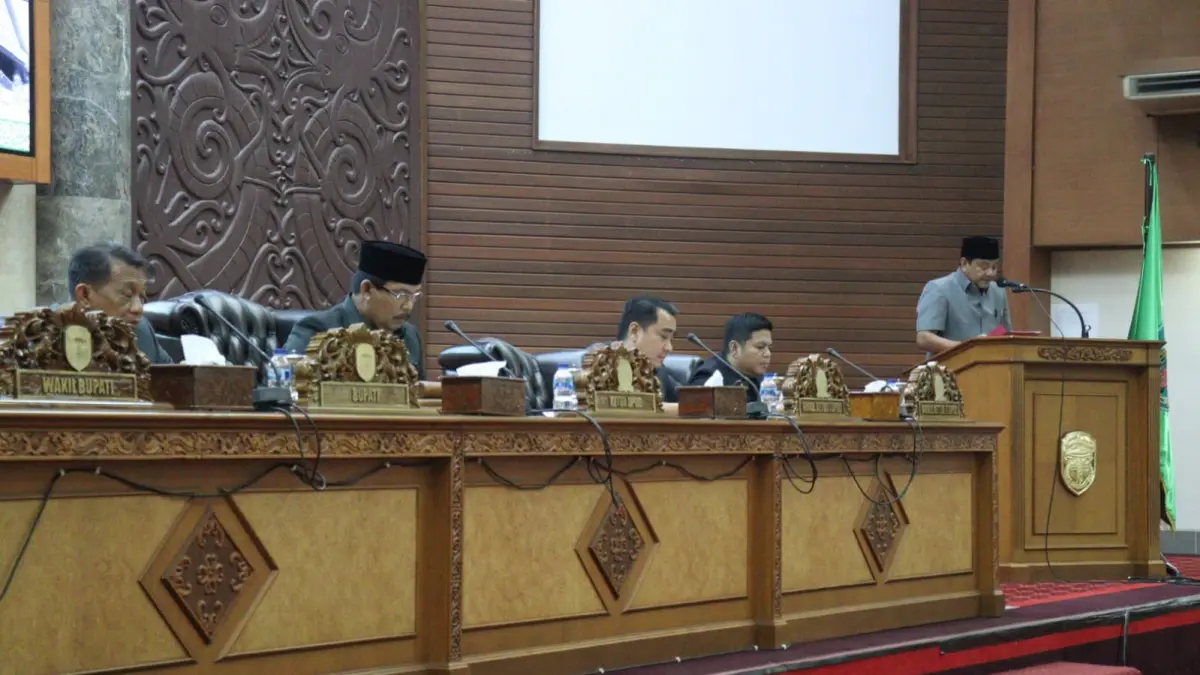 Paripurna DPRD Kabupaten Kutai Barat. (IST)