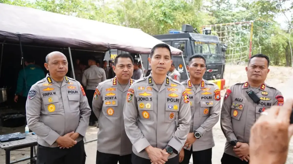 INOVASI: Irjen Joko menjelaskan inovasi yang dikembangkan Mabes Polri sebagai bagian dari upaya mitigasi karhutla dengan penerapan X-Fire.