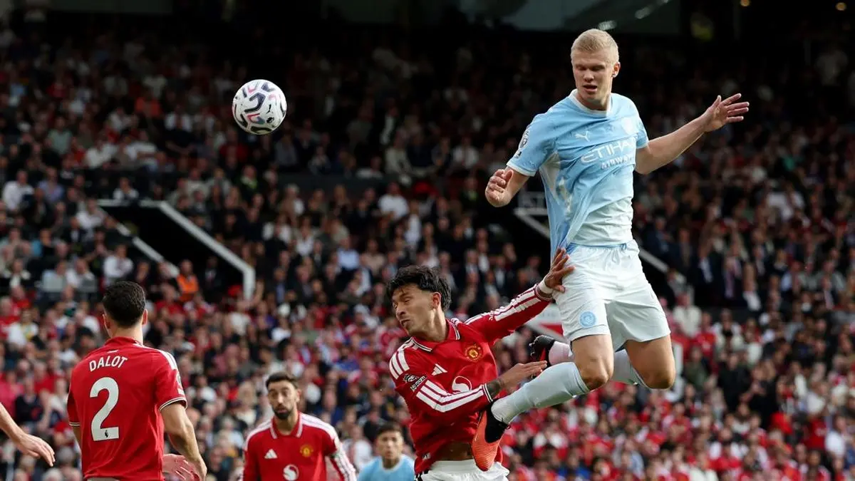 Man United kalah 0-1 dari Man City dalam derby Manchester di Old Trafford. (Reuters)