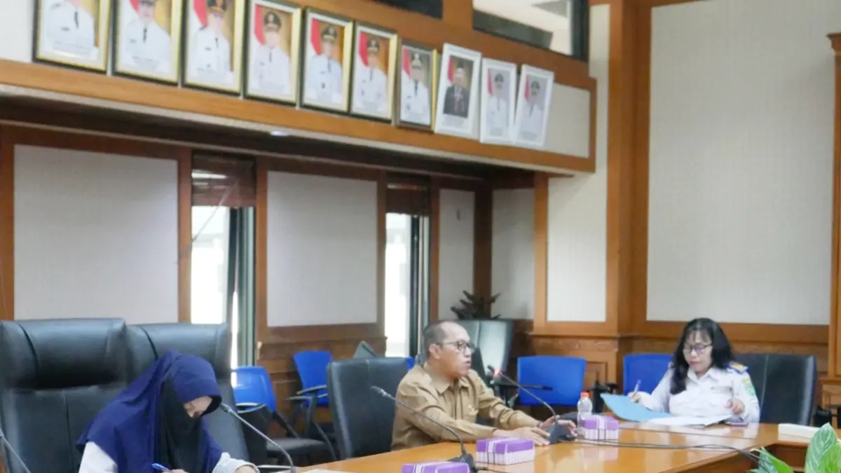 Zoom meeting Dishub Kubar terkait percepatan zona pandu. (IST)