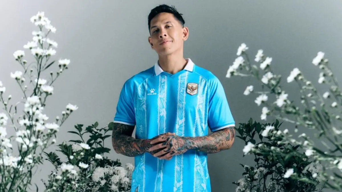 Jersey ketiga timnas Indonesia (Kelme Indonesia)