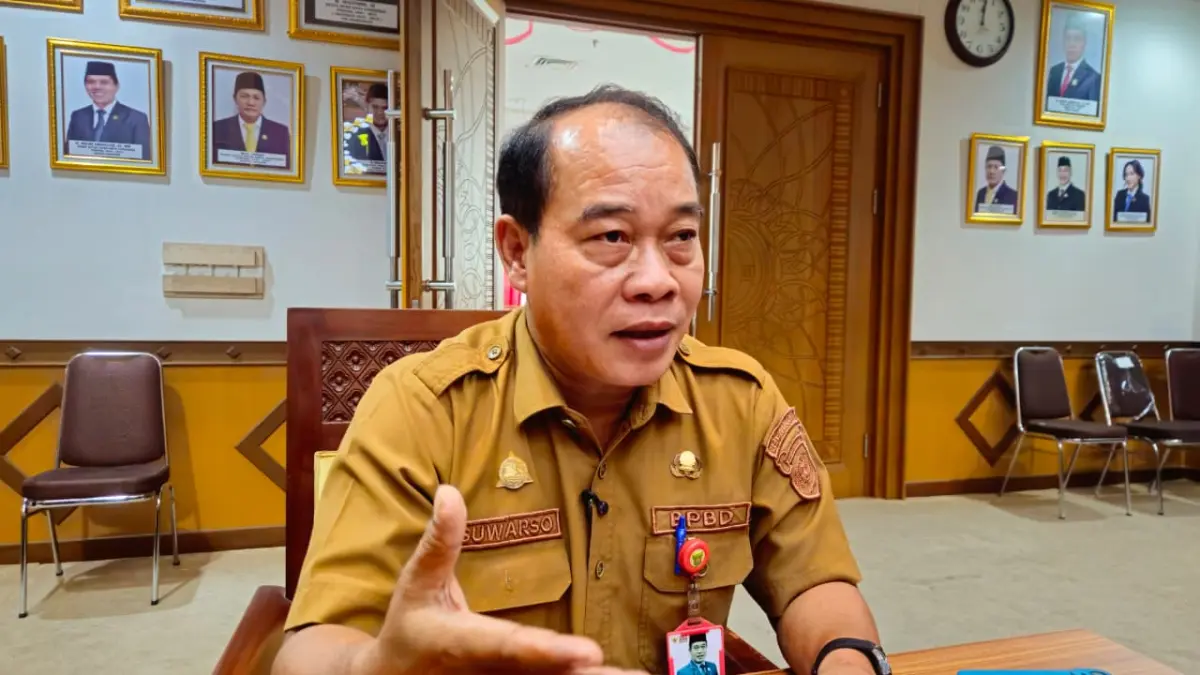 Kepala Pelaksana BPBD Kota Samarinda, Suwarso. HAFIZ/KP