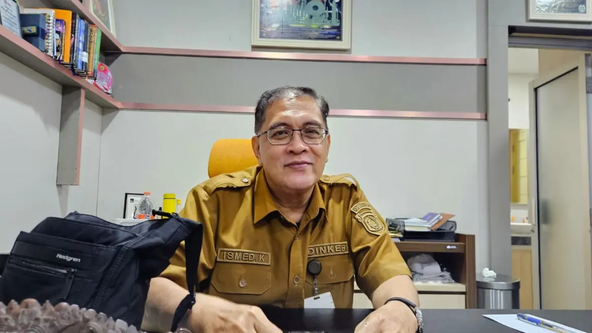 Kepala Diskes Kota Samarinda, Ismed Kusasih. HAFIZ/KP