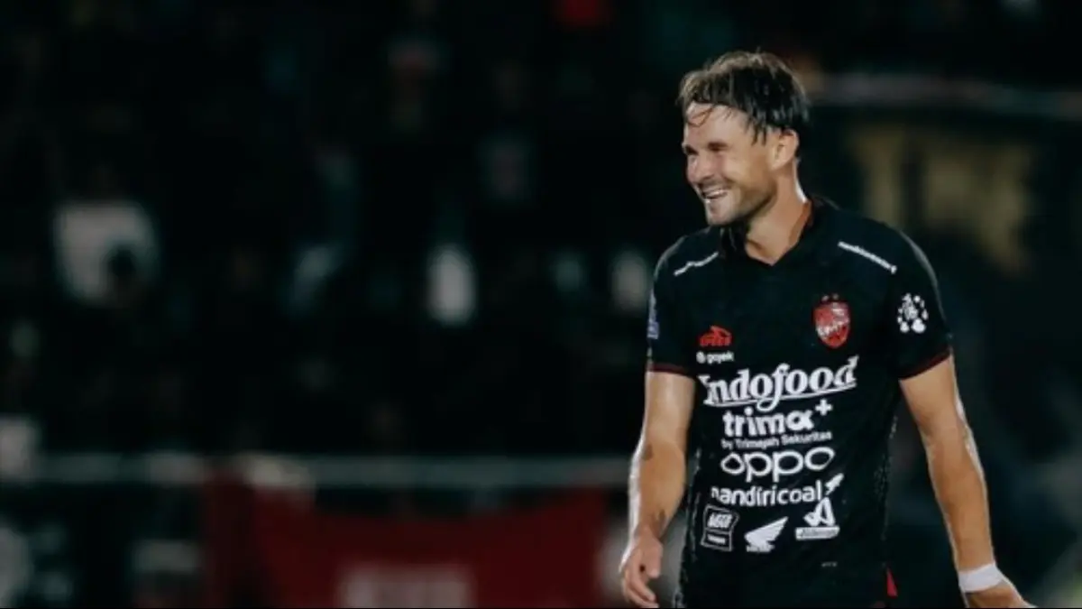 Pemain Bali United Thijmen Goppel.