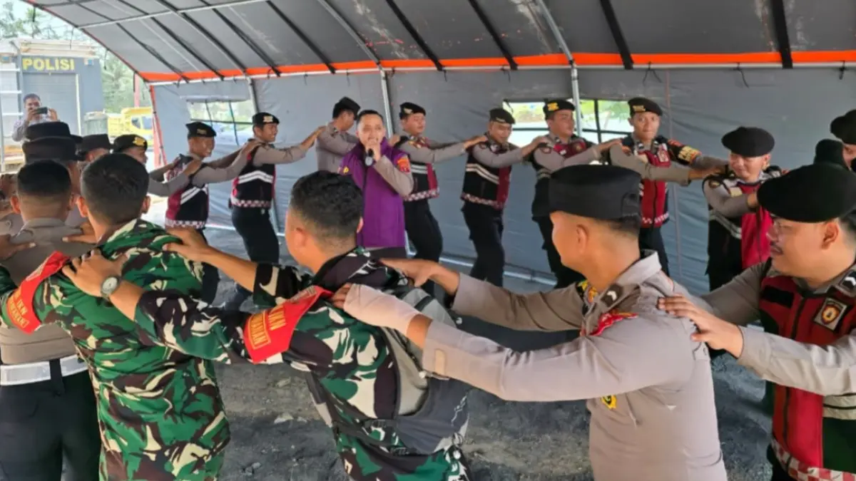 PSIKOLOGIS: Dukungan psikologis bagi personel dalam menjaga kestabilan emosional, memompa semangat, serta mempererat soliditas yang bertugas di garda terdepan pencegahan Karhutla.