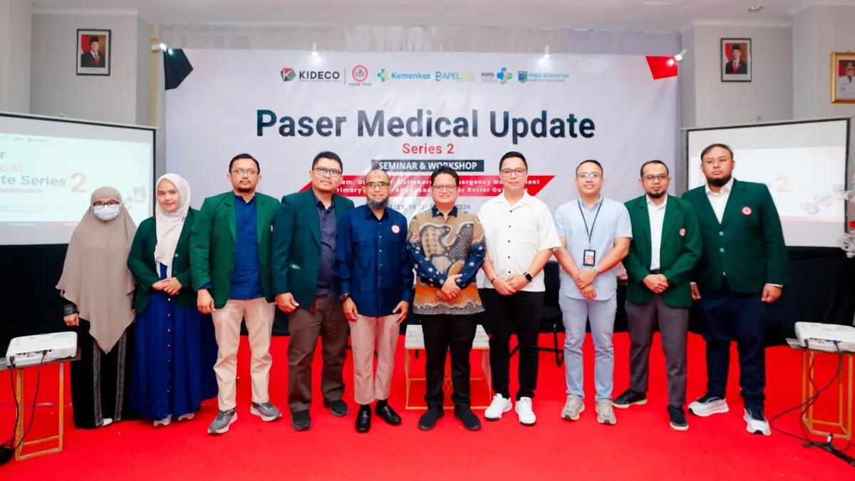 SEMINAR: Gelaran Seminar Ilmiah dan Workshop Paser Medical Update Series 2 di Aula RSUD Panglima Sebaya oleh IDI Paser bersama PT Kideco Jaya Agung, Minggu (20/11/2026).