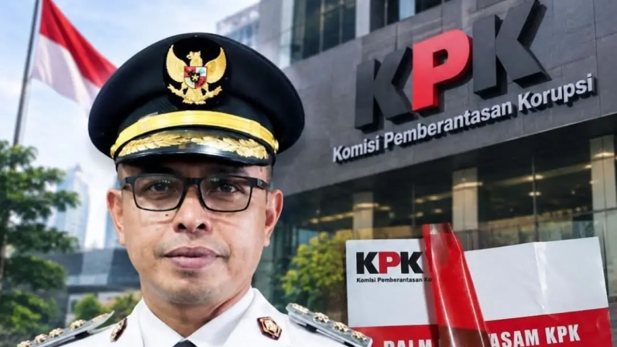 Bupati Bolaang Mongondow Utara Sirajudin Lasena ditangkap dalam OTT KPK, Senin (21/9/2026). (@AlwiHusin/X)