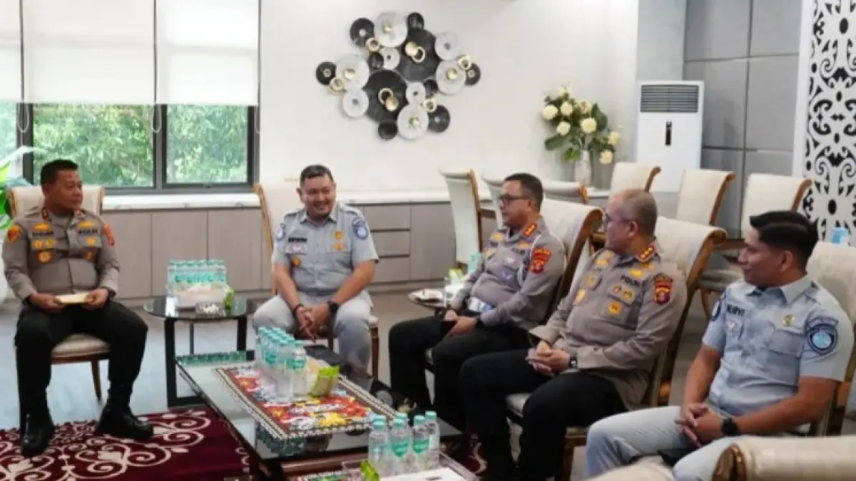 SINERGI: Kapolda Kaltim Irjen Pol Endar Priantoro menerima audensi Kakanwil PT Jasa Raharja.