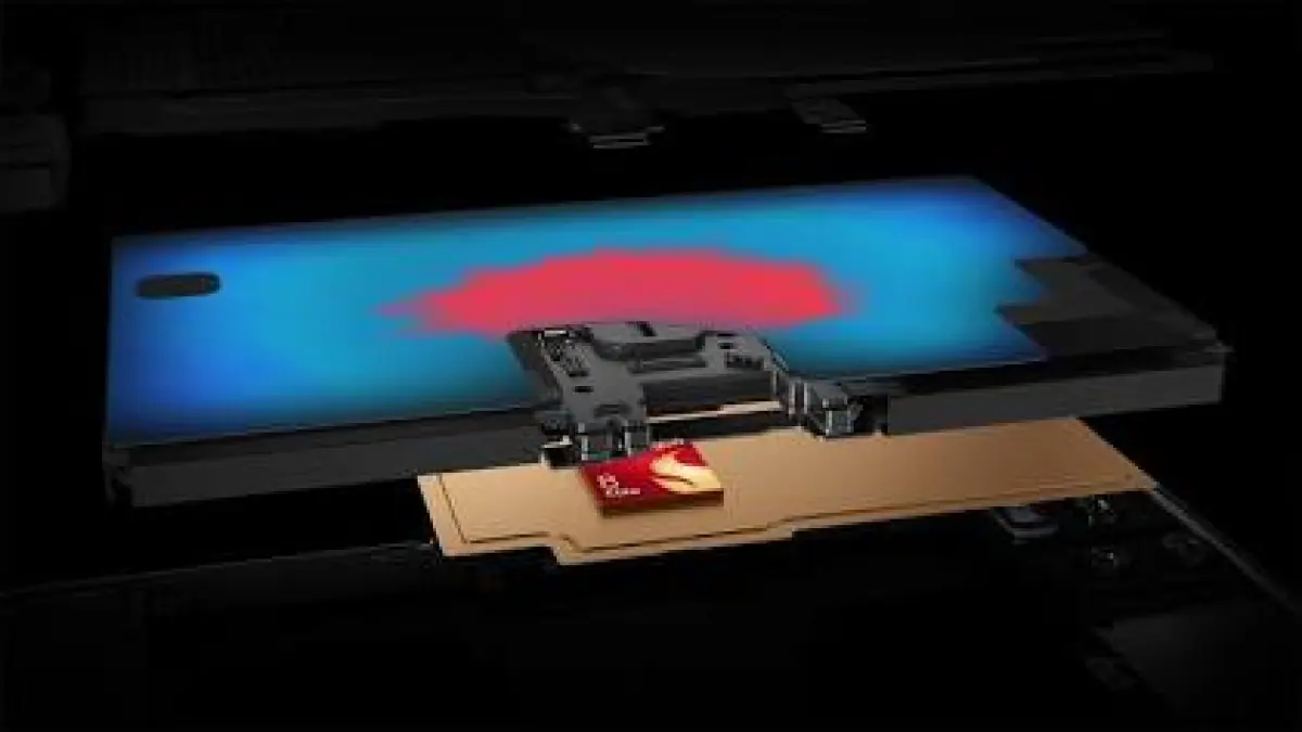 Ilustrasi struktur internal smartphone, termasuk lapisan vapor chamber pendingin dan susunan komponen pendukung performa yang menjadi kunci agar HP tidak cepat panas saat dipakai bermain gim dengan beban tinggi.(IST
