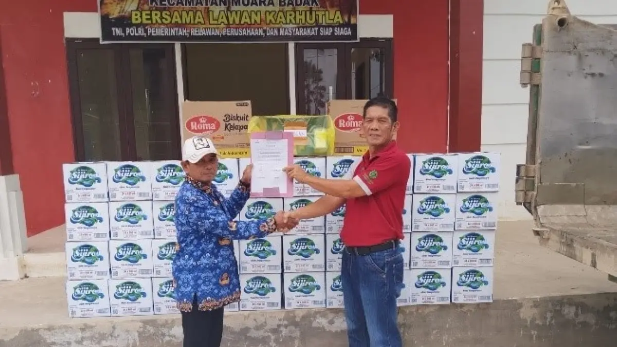 TANGANI BERSAMA: Upaya mitigasi Karhutla dilakukan pihak swasta.