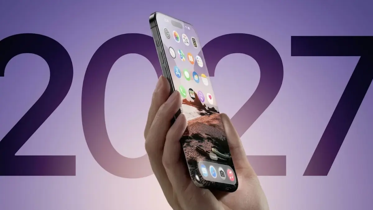 TRANSFORMASI: Seri iPhone 20 diprediksi menjadi tonggak awal transformasi desain generasi iPhone selanjutnya.(IST)