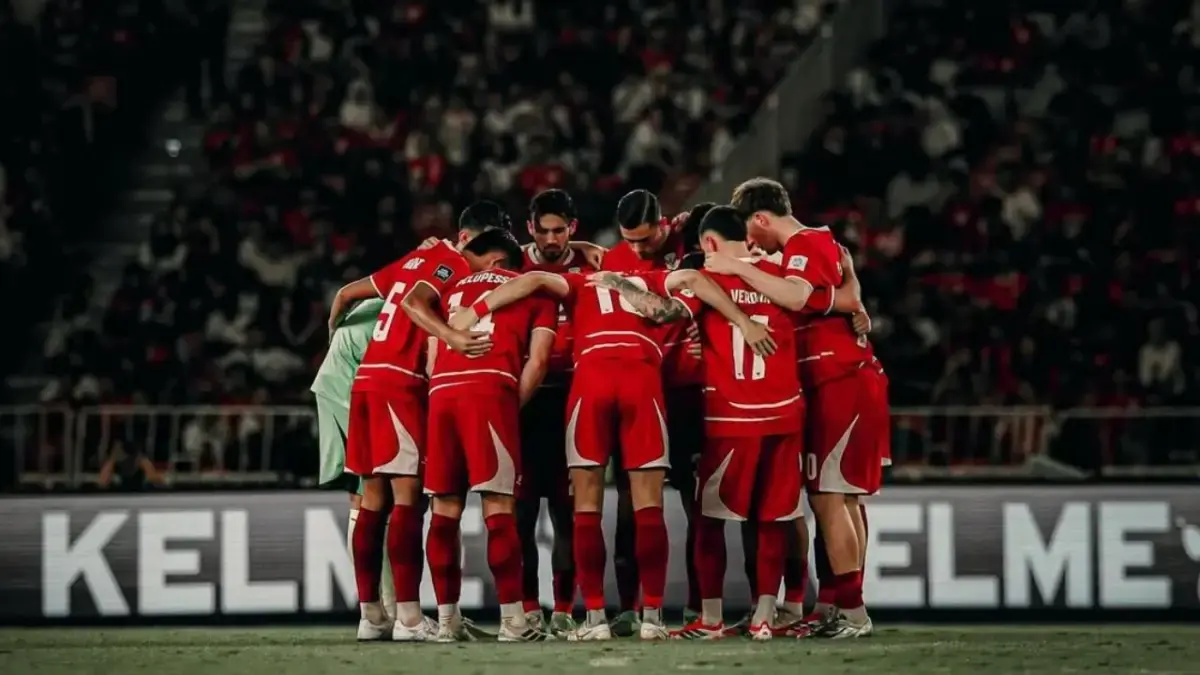 Para pemain Timnas Indonesia.