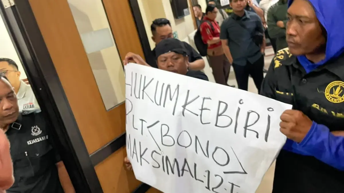 Sidang vonis kekerasan seksual terhadap anak di PN Balikpapan.