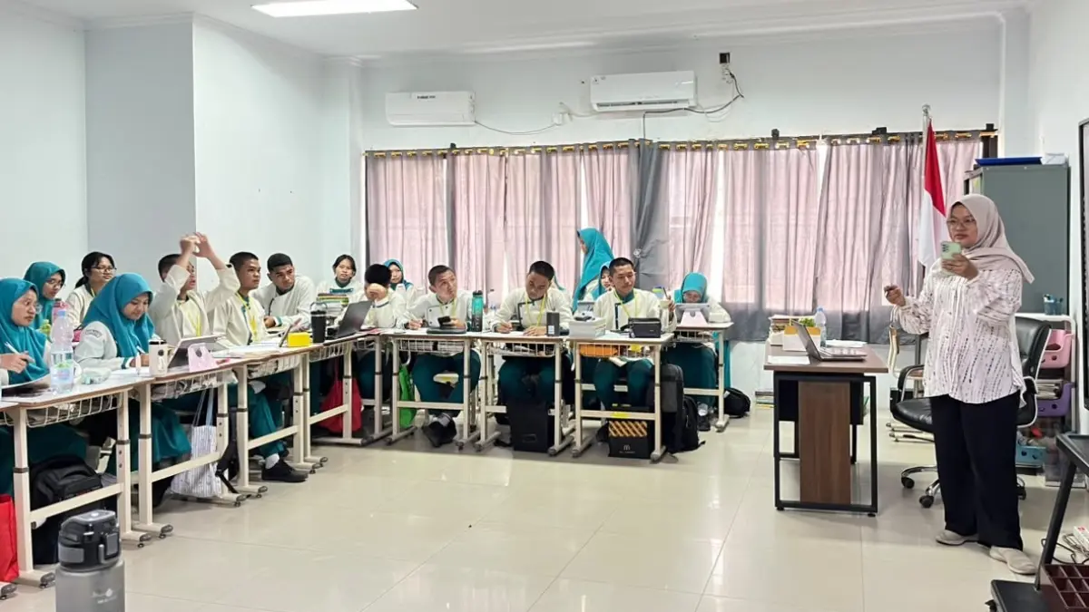 Ilsutrasi guru mengajar
