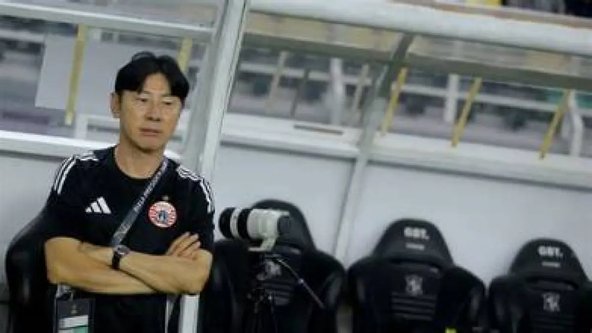 Shin Tae-yong, pelatih Persija Jakarta.
