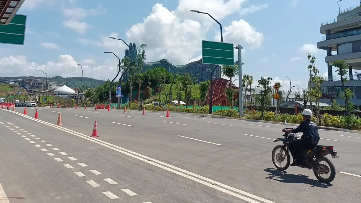 RENDAH: Secara kumulatif, realisasi anggaran pembangunan IKN hingga triwulan II 2026 tumbuh 12,46 persen. Tumbuh lebih rendah dibanding capaian triwulan I yang mencapai 108,23 persen.