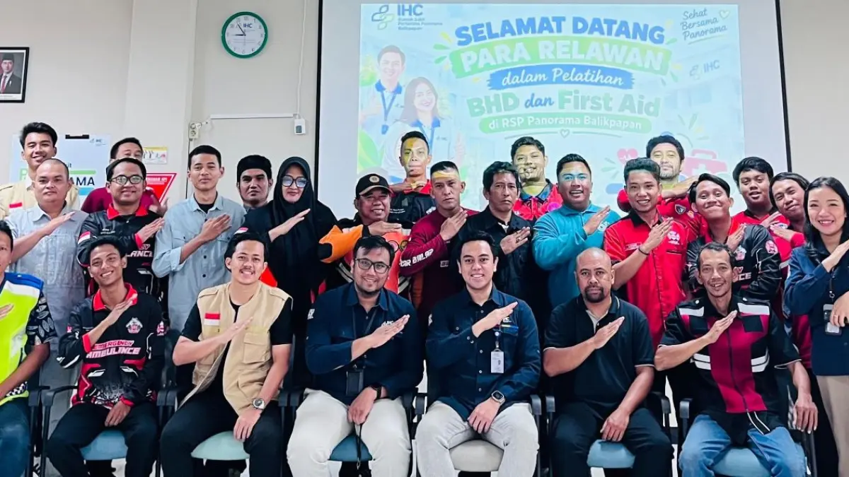RSP Panorama Balikpapan menggelar pelatihan bantuan hidup dasar dan first aid yang diikuti dengan antusias relawan dari berbagai komunitas.