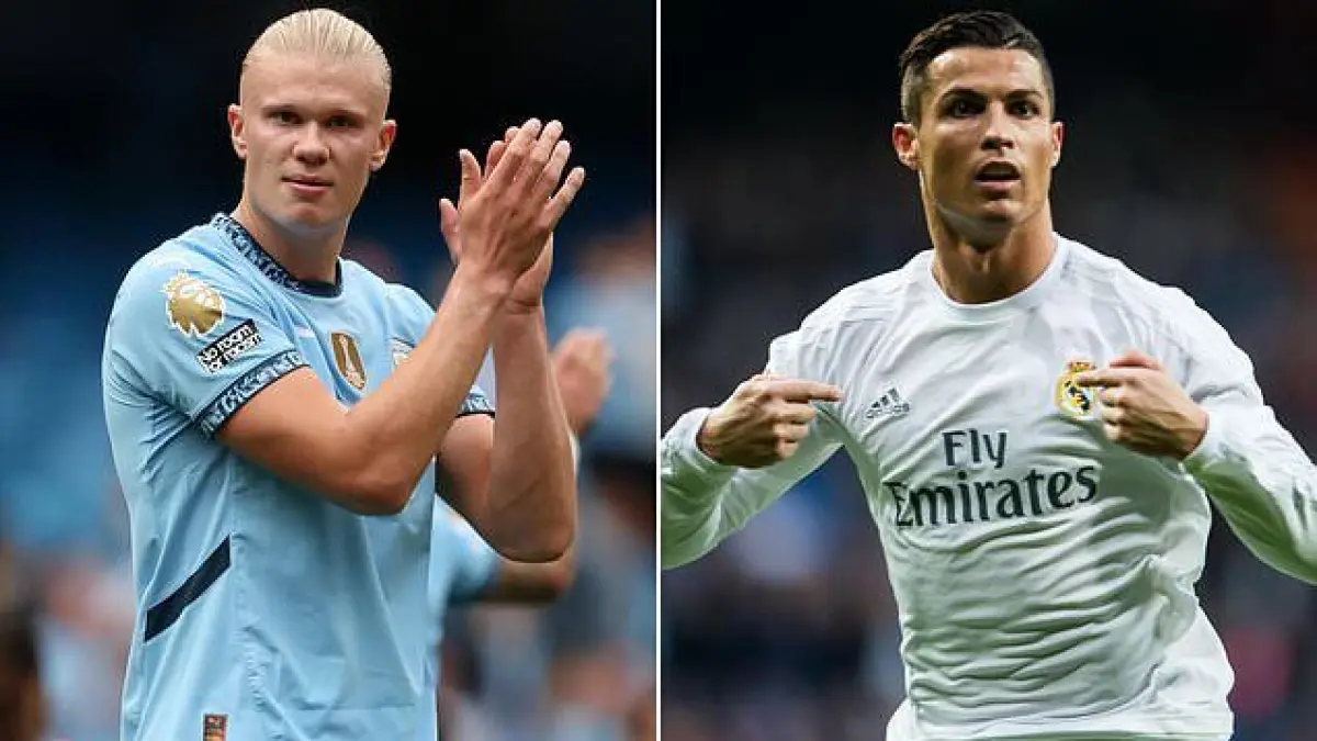 Haaland akan adu dengan Ronaldo.