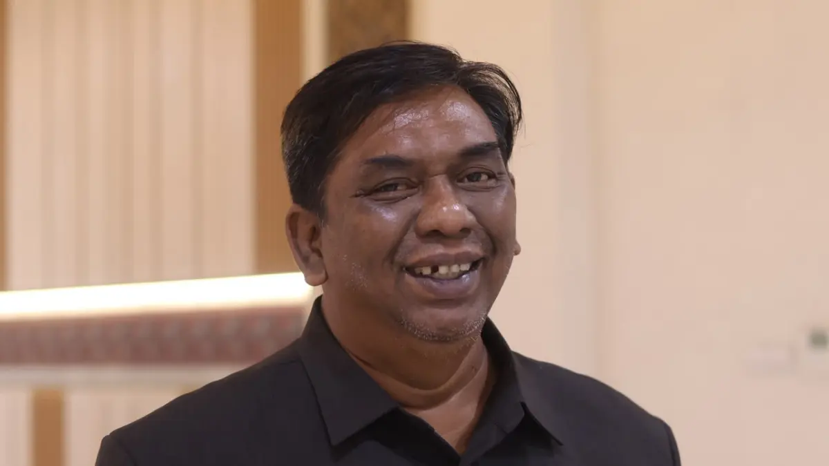 KARHUTLA: Kepala BPBD Balikpapan Usman Ali diwawancari awak media, Senin (28/9/2026).