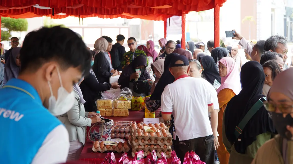 PASOKAN: Bahan makanan masih menjadi momok inflasi di Balikpapan.