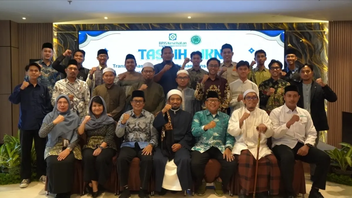 KOLABORASI: Sinergitas yang apik ditunjukkan pimpinan BPJS Kesehatan dan Majelis Ulama Indonesia Provinsi Kaltim saat kegiatan TASBIH-JKN, Selasa (29/9) .