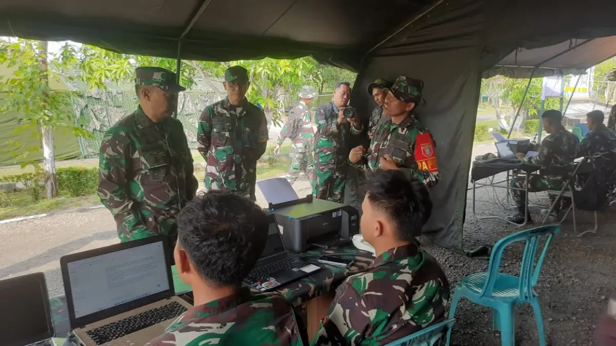 Latposko-I Latancab Batalyon Tim Pertempuran (YTP) Yonif 614/RJP di Kabupaten Malinau, Kalimantan Utara.