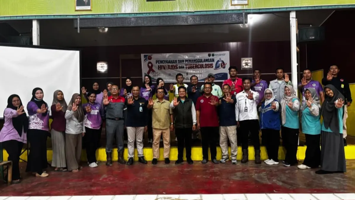 PENCEGAHAN: Balai Kekarantinaan Kesehatan Balikpapan bersama Dinas Kesehatan Paser melaksanakan pencegahan HIV dan TB di sejumlah wilayah di Paser.