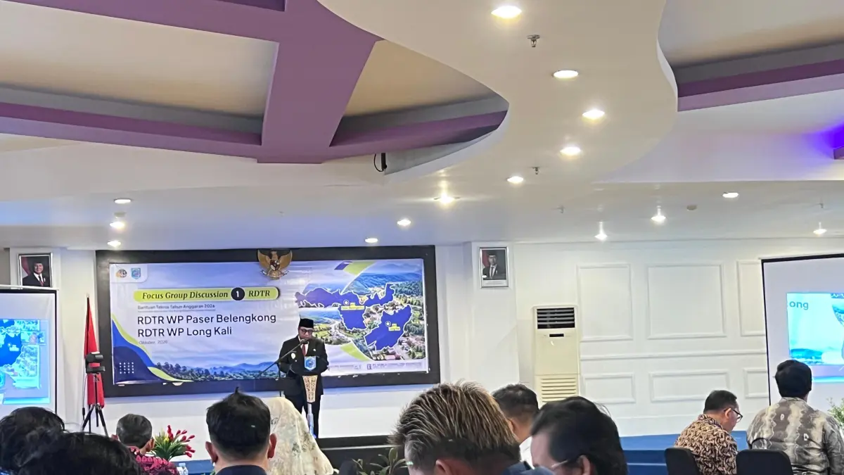 Dua Kecamatan di Paser yaitu Paser Belengkong dan Long Kali diplot sebagai pengembangan tata ruang. (Najib/KP)