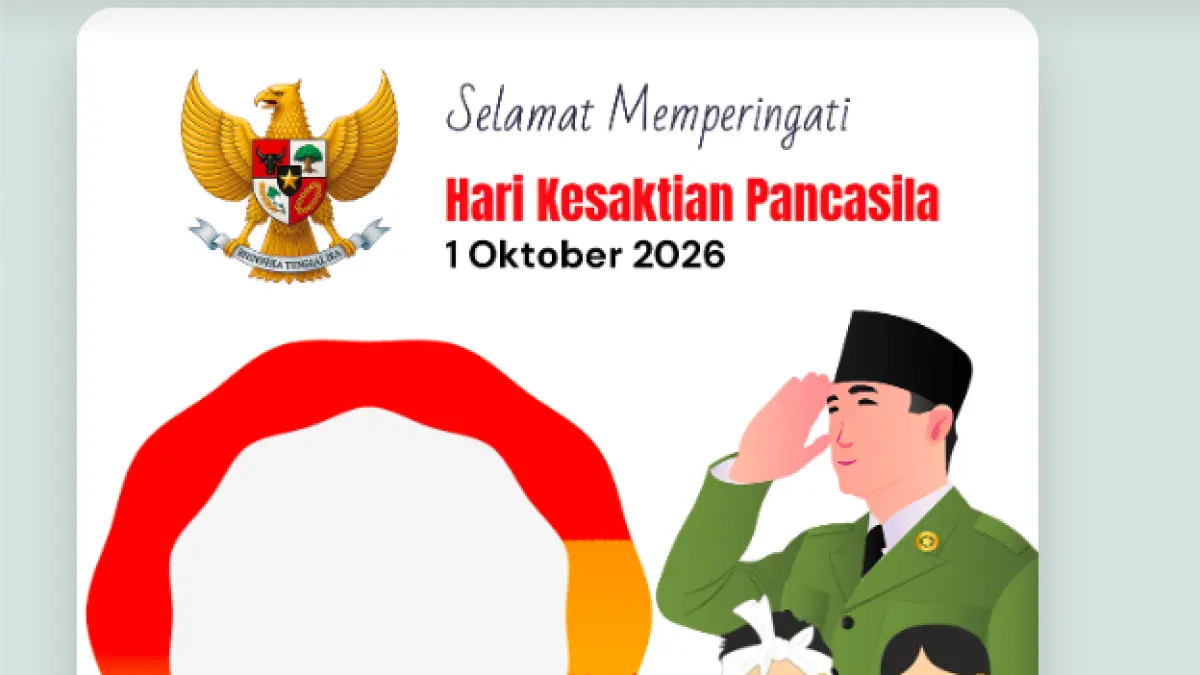 Twibbon Hari Kesaktian Pancasila 1 Oktober 2026.