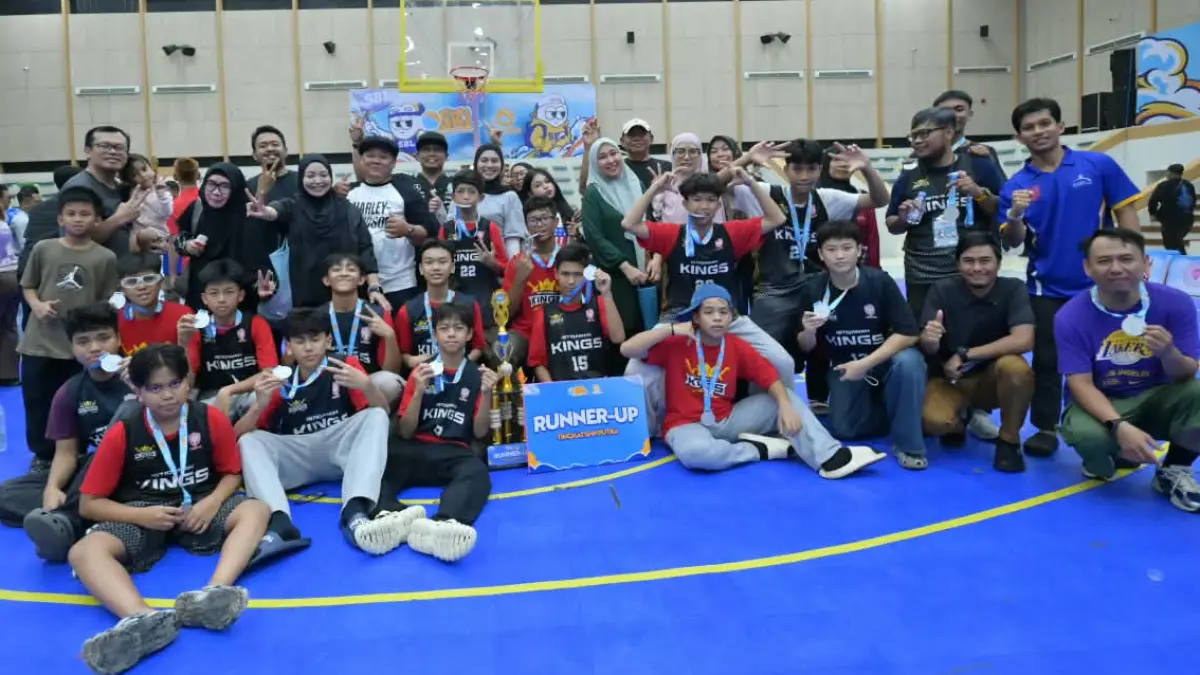 SMP IT Istiqamah Balikpapan mengakhiri SBL 2026 sebagai runner-up setelah tampil hingga partai final. (DONI ADITYA/KALTIM POST)
