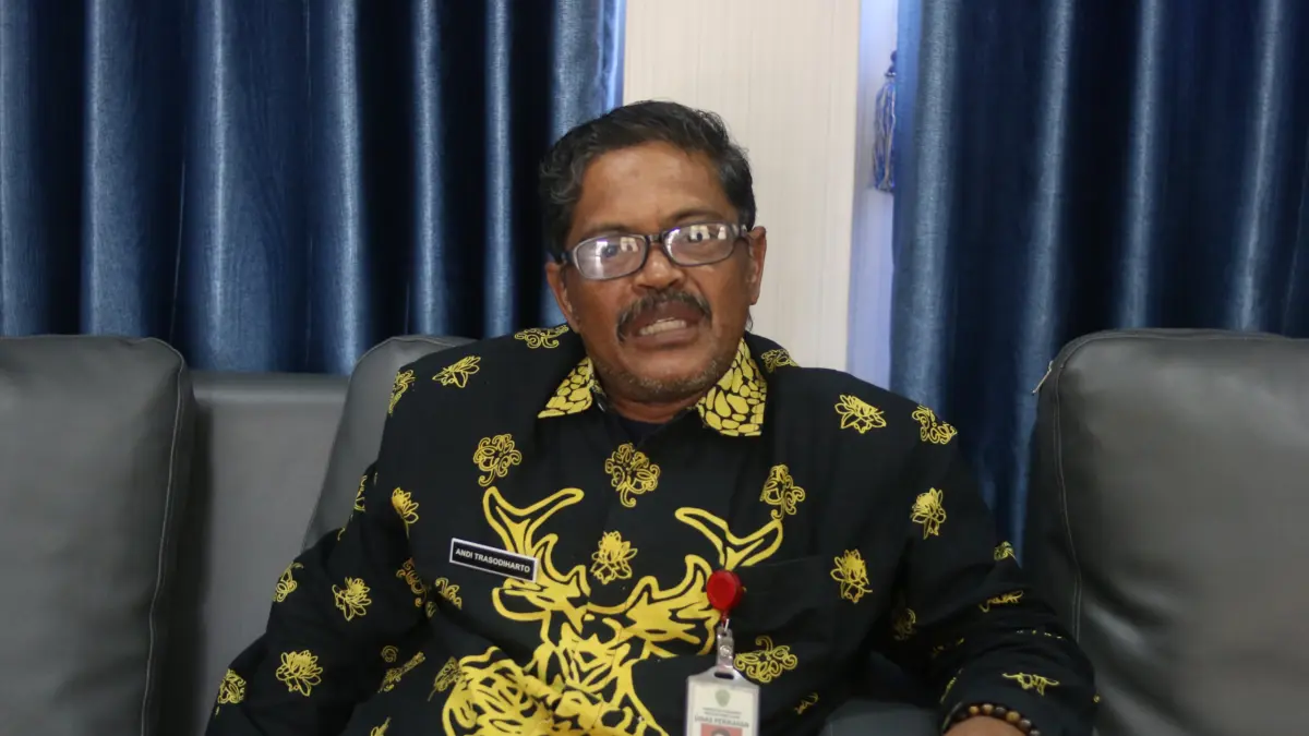 Kepala Dinas Perikanan PPU Andi Trasodiharto. (AHMAD MAKI/KALTIM POST)