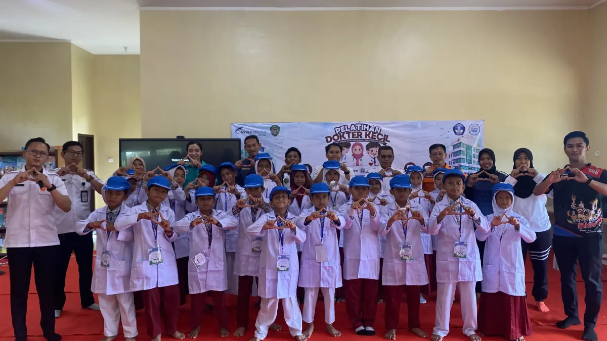 Para siswa SDN 016 Penajam mendapatkan pemahaman mengenai Dokter Kecil dan pengetahuan kesehatan dasar.
