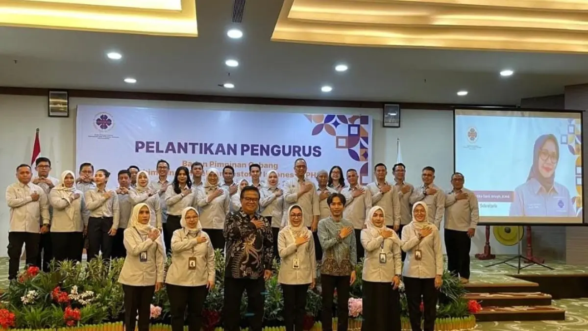 Pelantikan Pengurus BPC PHRI Kota Samarinda periode 2026–2031 di Hotel Five Premier, Jalan Bhayangkara, Kecamatan Samarinda Kota, Rabu (7/10/2026). (IST)
