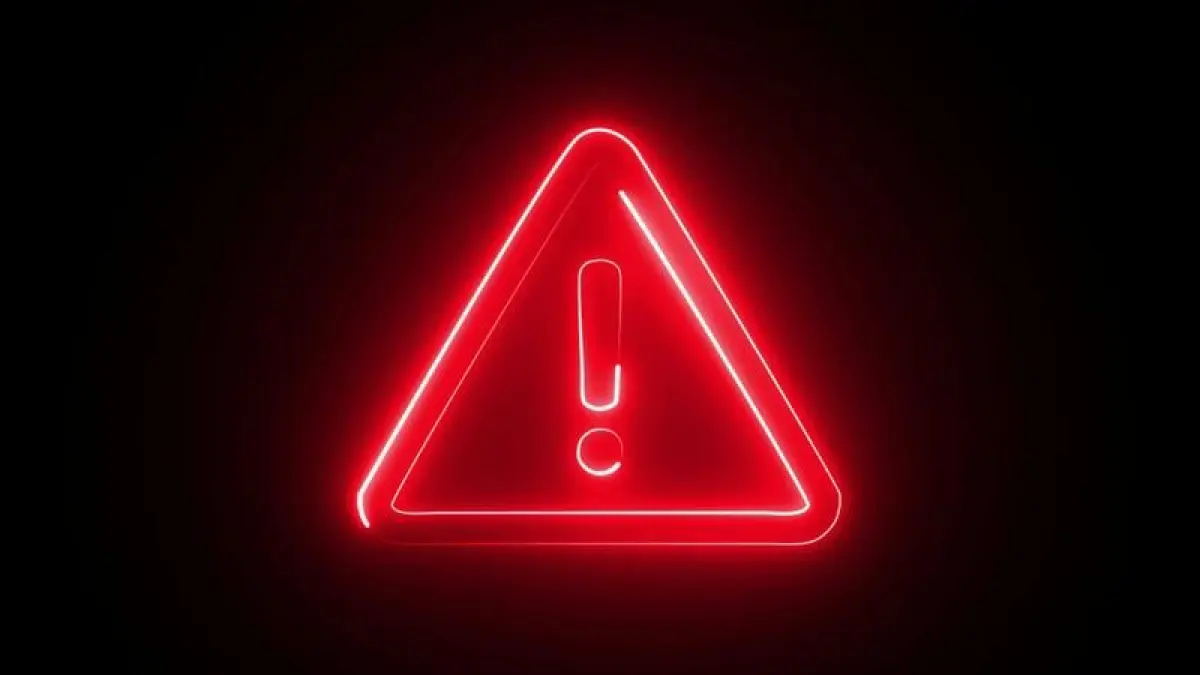 Ilustrasi lampu hazard pada kendaraan.