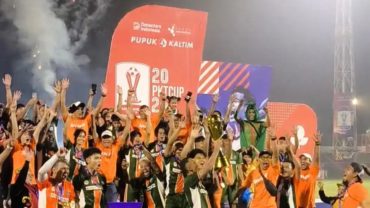 PERTAHANKAN GELAR: Tanjung Laut masih jadi yang terbaik di gelaran PKT CUP 2026 setelah mengandaskan Bontang Baru.