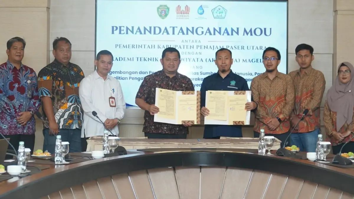 Tingkatkan Pasokan Air Perumda Danum Taka, Bupati PPU Mudyat Noor Gandeng Akatirta Magelang